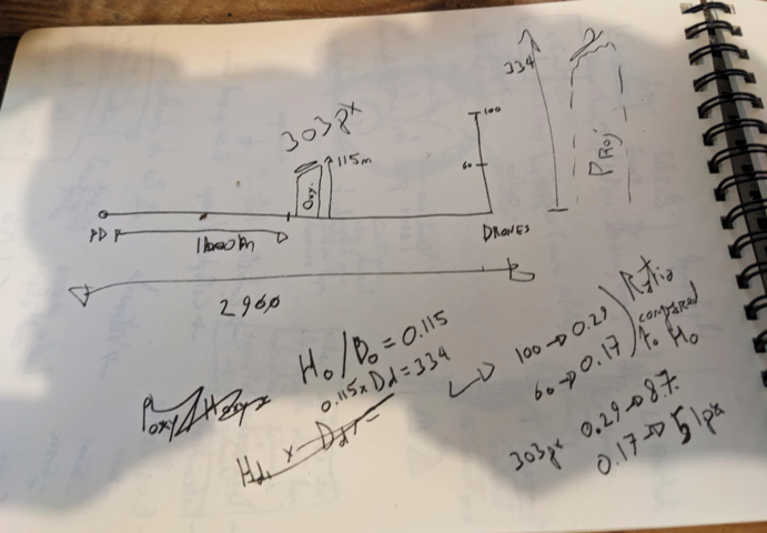 bad math on piece of paper, me, 2025