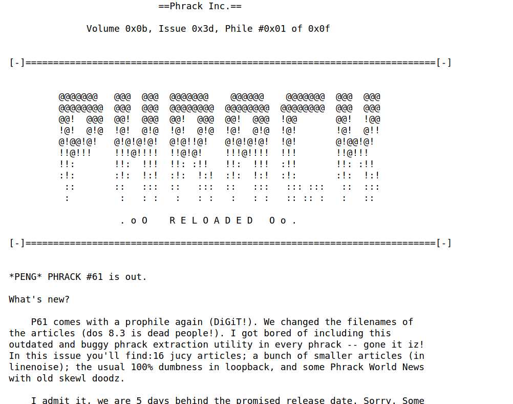 phrack61 zine intro